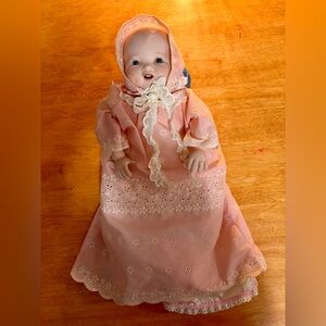 Charming Porcelain Baby Doll Made Completely By Hand, Head To Toe!